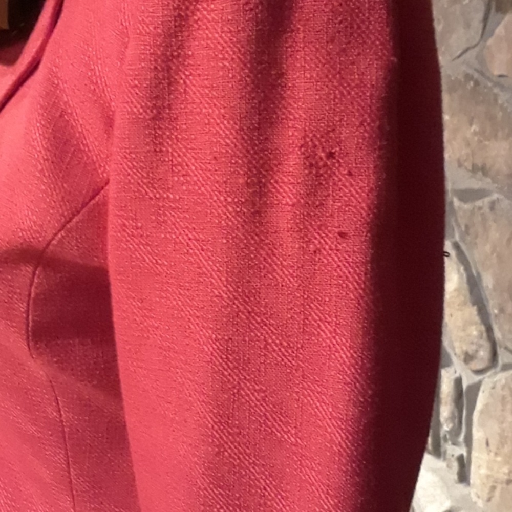 Christian Dior orange Skirt Suit 6 Petite - Picture 6 of 8